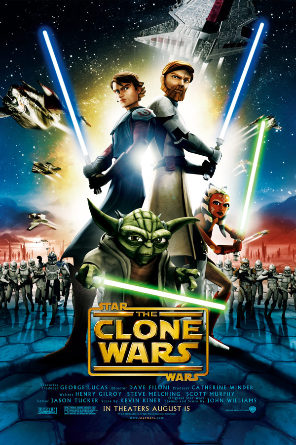 The Clone Wars Gold Logo